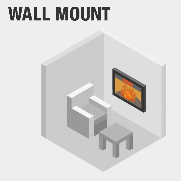 Northwest 42 In Led Fire And Ice Electric Fireplace With Remote Mount Type Needed For This Fireplace