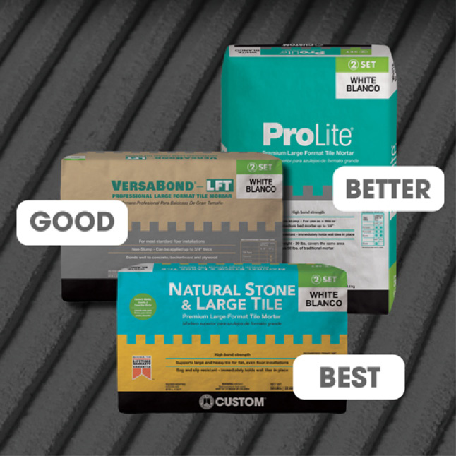 Custom Building Products VersaBondLFT 50 lb. Gray Fortified Medium Bed