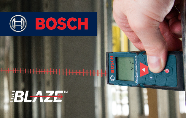 Bosch GLM 30 projecting straight line for room measurement. Bosch GLM 30 projecting straight line for room measurement.