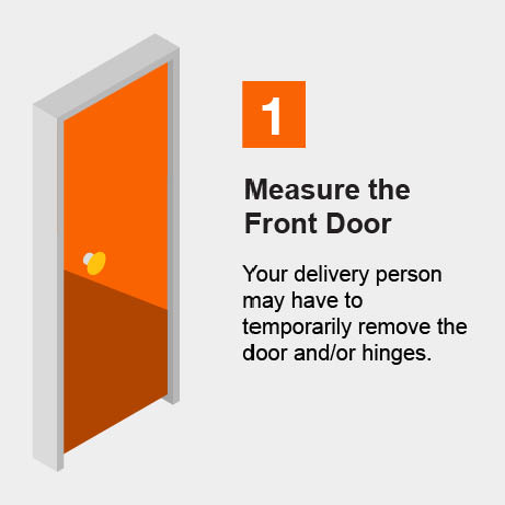 Measure your front door