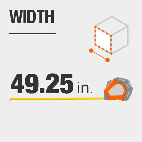 Tool chest width in inches. Tool chest width in inches.