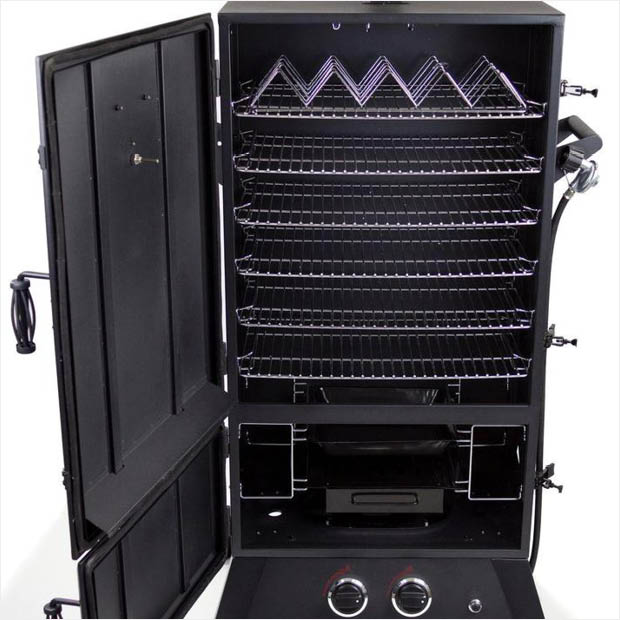 Detailed image of smoker. Detailed image of smoker.