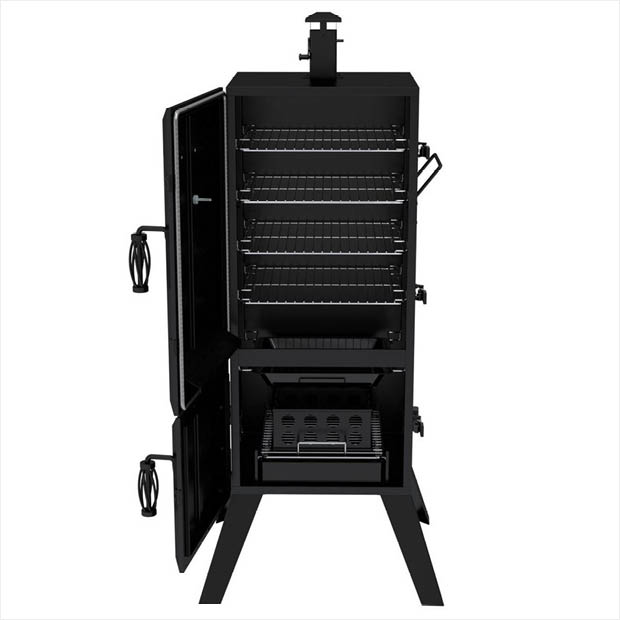 Detailed image of smoker. Detailed image of smoker.