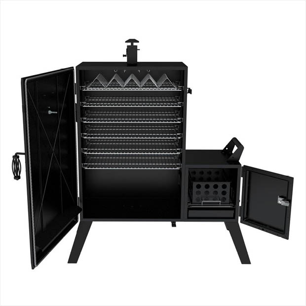 Detailed image of smoker. Detailed image of smoker.