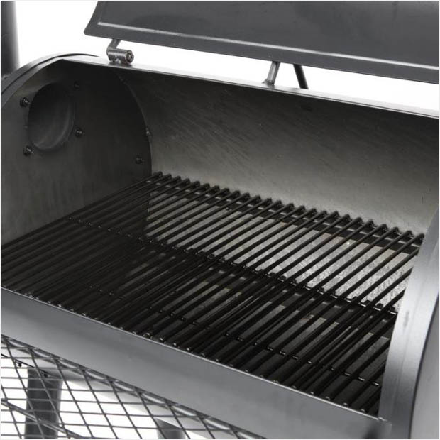 Black charcoal grill from Char-Griller Black charcoal grill from Char-Griller