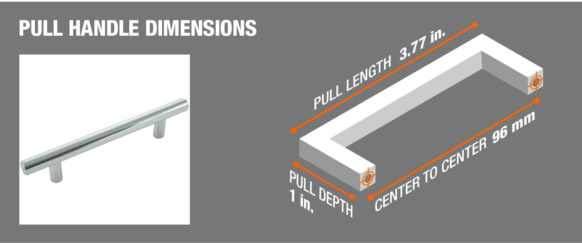 pull handle dimensions pull handle dimensions