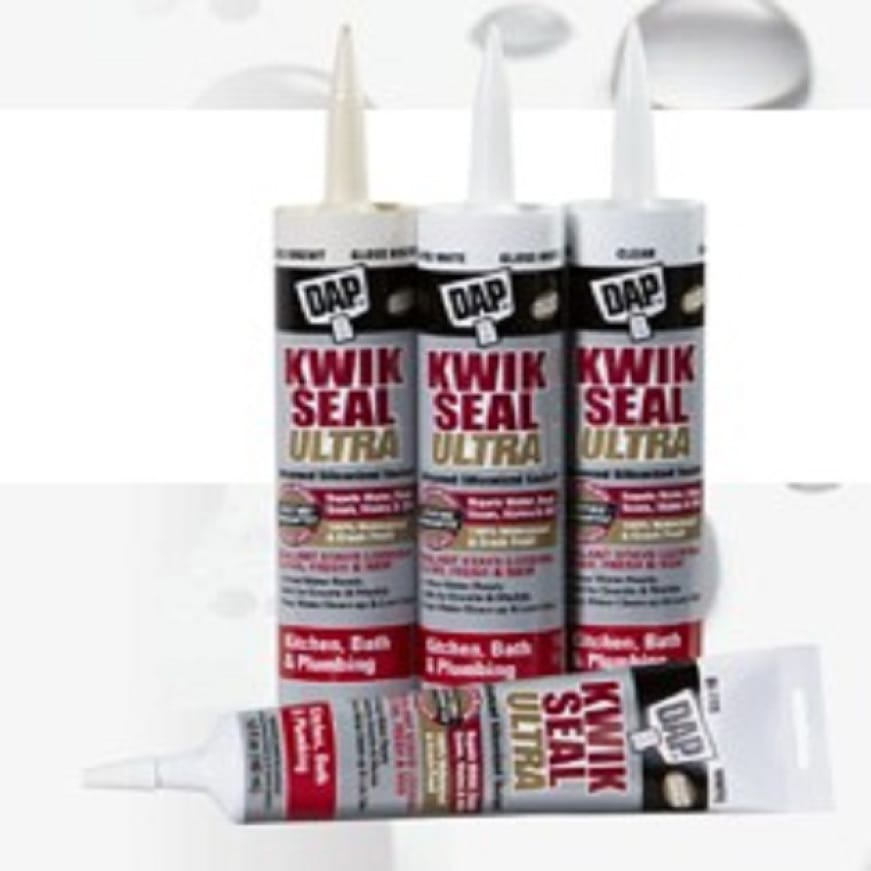 DAP Kwik Seal Ultra 5.5 oz. Clear Premium Kitchen and Bath Sealant