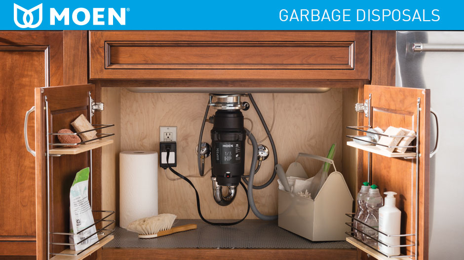 MOEN GX Pro Series 1/3 HP Continuous Feed Garbage DisposalGXP33c The