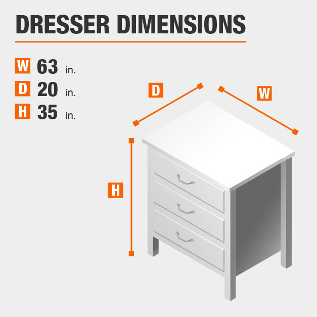 Home Decorators Collection Chennai 3 Drawer White Wash Dresser