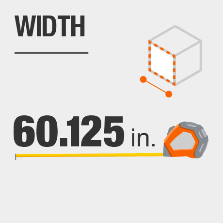 Tool chest width in inches. Tool chest width in inches.