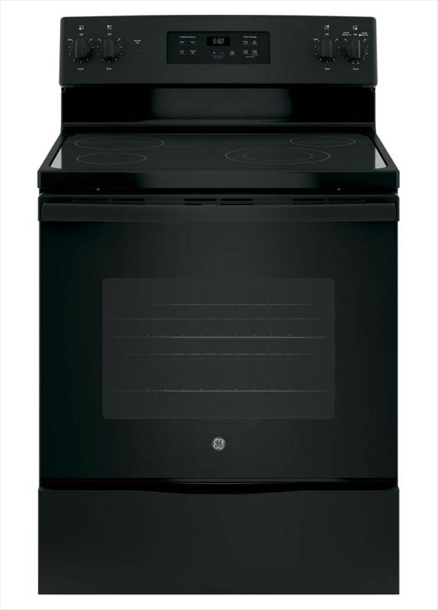 GE 30 in. 5.3 cu. ft. FreeStanding Electric Range in BlackJBS60DKBB