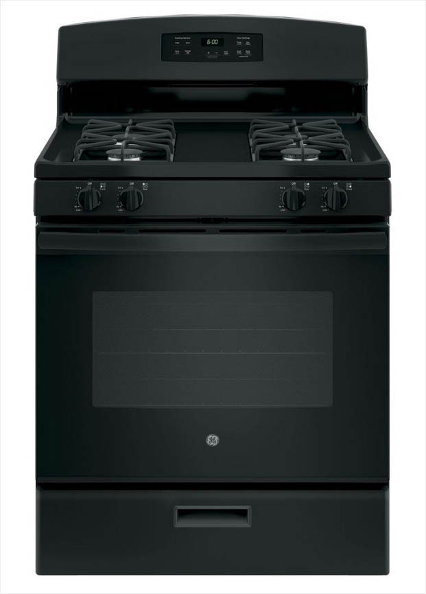 GE 30 in. 4.8 cu. ft. Gas Range in BlackJGBS60DEKBB The Home Depot
