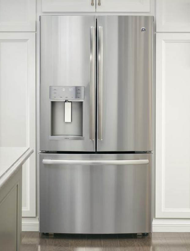 GE Adora 36 in. W 27.7 cu. ft. French Door Refrigerator in Slate with ...