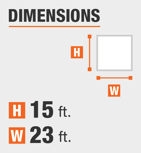 Home Accents Holiday 276 38 In W X 39 37 D 179 92 H Dimensions