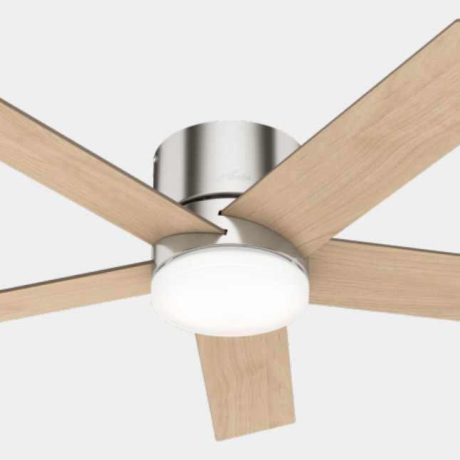 Hunter Sentinel 52 in. LED Indoor Premier Bronze Ceiling Fan with Light