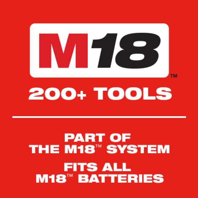 The Milwaukee M18 System offers over 200 cordless solutions.