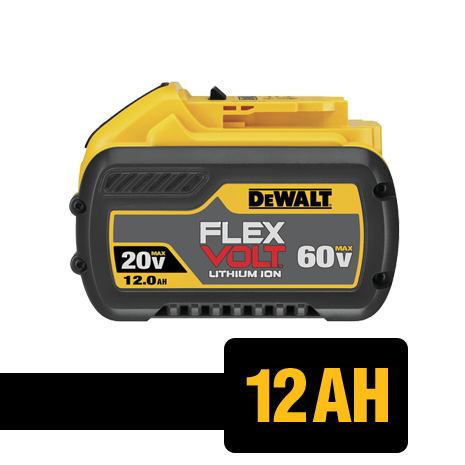 Get up to 8x the runtime when using DEWALT FLEXVOLT batteries with 20 VOLT MAX tools.