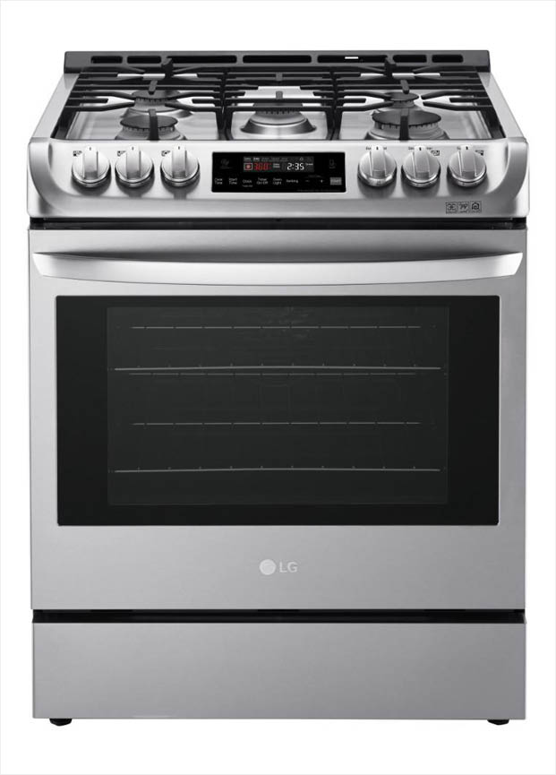 LG Electronics 6.3 cu. ft. SlideIn Gas Range with Probake Convection