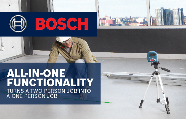 Bosch GLL 100 GX projecting straight line for alignment on floor. Bosch GLL 100 GX projecting straight line for alignment on floor.
