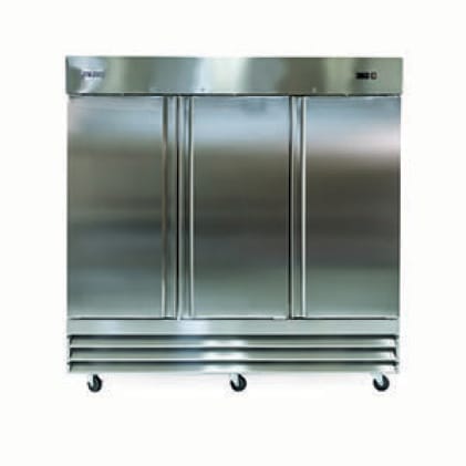 3 door commercial cooler