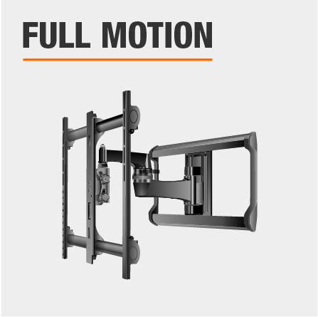 Commercial Electric Full Motion TV Wall Mount for 26 in. - 90 in. TVs ...