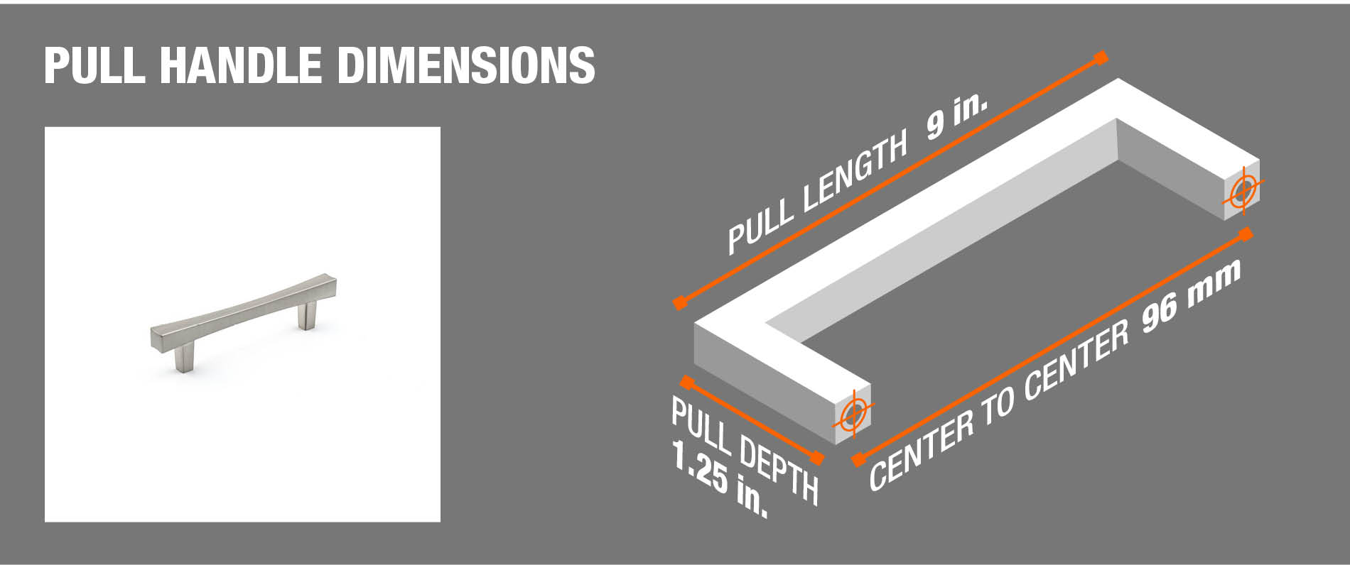 pull handle dimensions pull handle dimensions