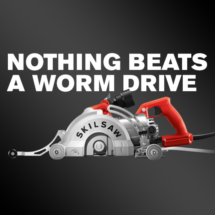 SKILSAW 7 in. 15 Amp Corded Medusaw Aluminum Worm Drive Circular Saw