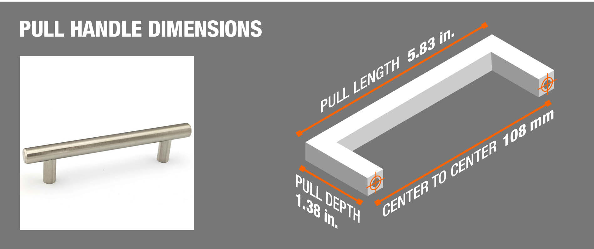 pull handle dimensions pull handle dimensions