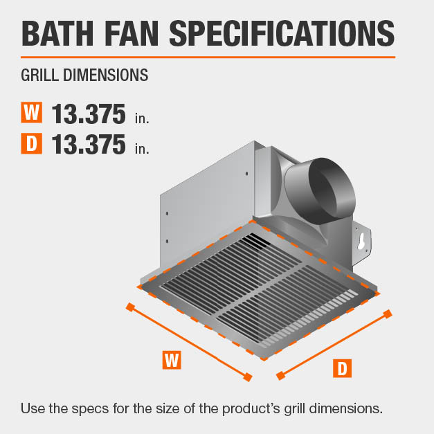 Hampton Bay 140 Cfm Ceiling Mount Quick Connect Humidity Sensing Bathroom Exhaust Fan 7136 01 The Home Depot