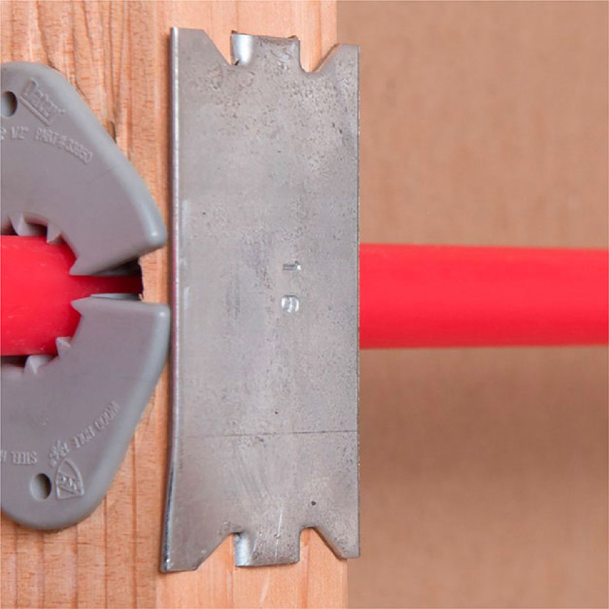 Oatey 3/8 in. Galvanized Pipe Support Ceiling Plate33560 The Home Depot