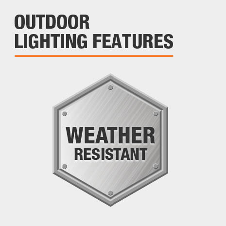 This light is weather-resistant.
