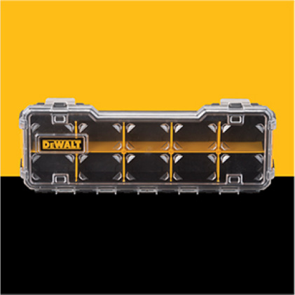 DEWALT Plastic 10-Compartment Deep Pro Small Parts Organizer DWST14825 -  The Home Depot
