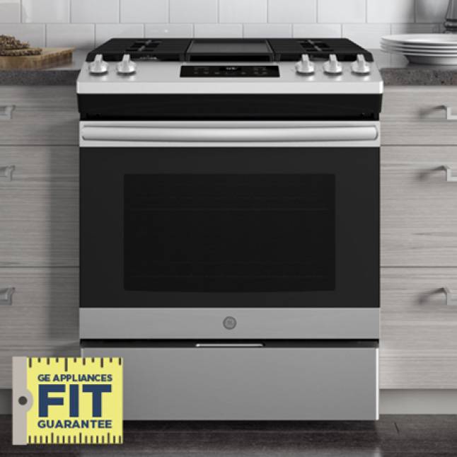 Lg Ldg4315st 30 Inch Freestanding Double Oven Gas Range With 6 9 Cu Ft Capacity 5 Burners Griddle Probake Convect In 2020 Double Oven Range Double Oven Oven Range