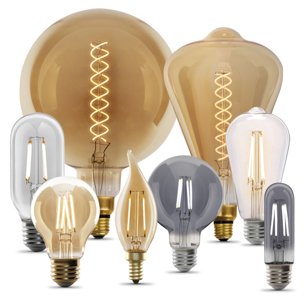 Feit Electric 100Watt Equivalent G40 Dimmable LED White Glass Vintage