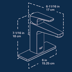 Tallinn 4" Single Control , CH