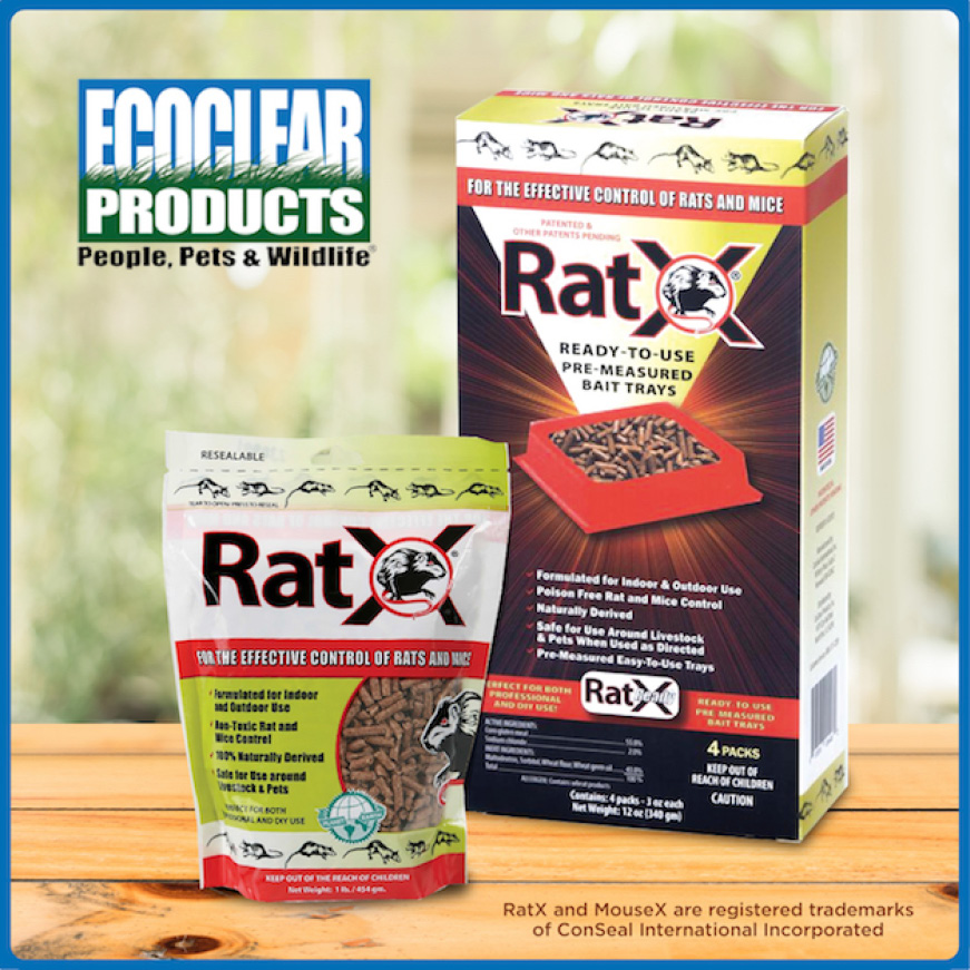 RatX Mouse-X Ready-To-Use Pre-Measured Mouse Bait Trays (4-Pack ...