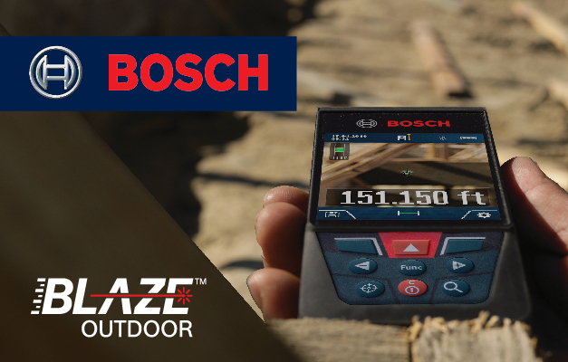 Bosch Blaze 400 Ft Outdoor Laser Measure With Bluetooth And