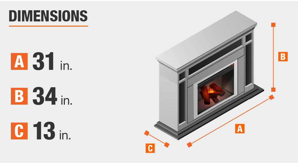 Hampton Bay Parksley 31 In Freestanding Compact Infrared Electric Product Overview