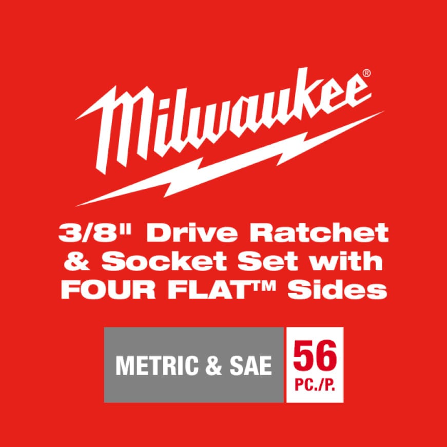 Featuring Sockets with FOUR FLAT™ Sides Featuring Sockets with FOUR FLAT™ Sides