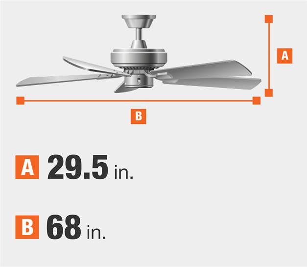 Home Decorators Collection Altura II 68 in. Indoor Bronze Ceiling Fan