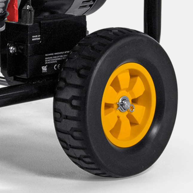 Never-Flat, Durable Wheels