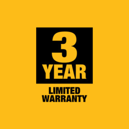 3 Year Limited Warranty