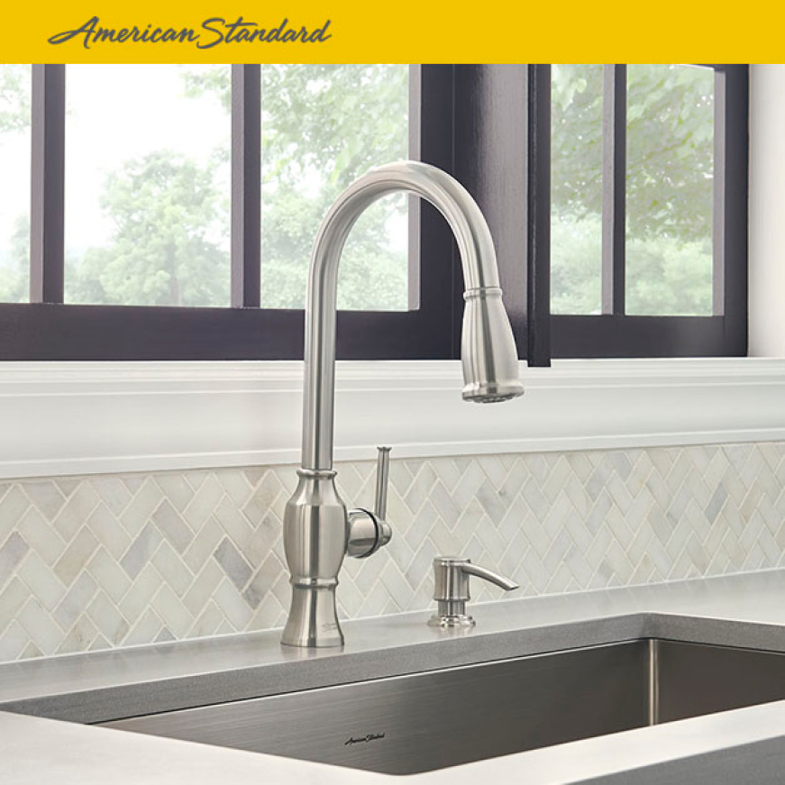 Marchand 1-Handle Pull-Down Sprayer Kitchen Faucet, LB Marchand 1-Handle Pull-Down Sprayer Kitchen Faucet, LB