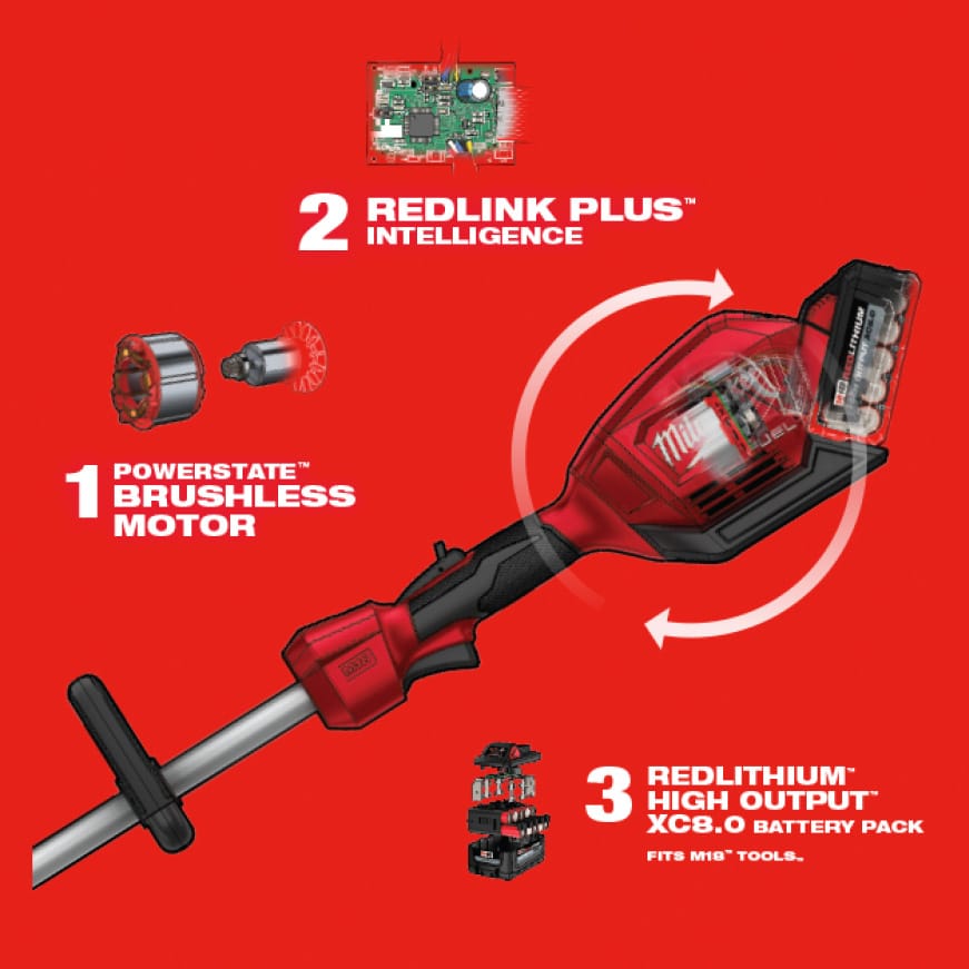 Milwaukee M18 FUEL 18Volt LithiumIon Brushless Cordless 10 in. Pole