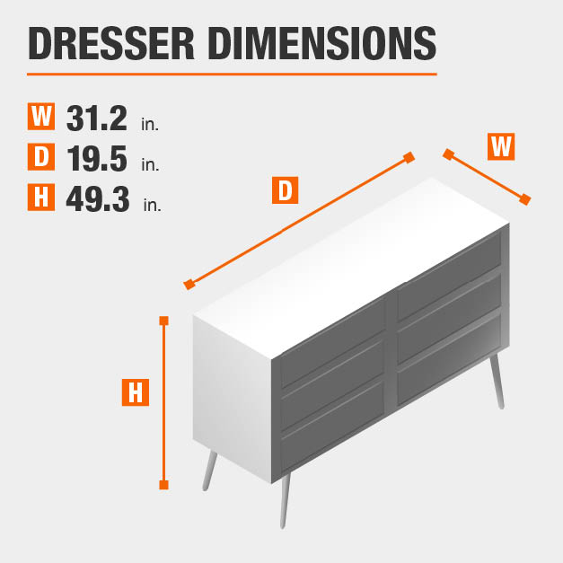 Stylewell Rigby White Wood 7 Drawer Dresser 54 5 In W X 33 In H