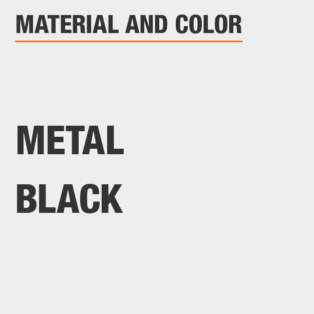 Stylewell Stylewell Black Metal Vanity Set With Ivory Upholstered Stool 32 05 In W X 52 76 In H Vs8007 The Home Depot