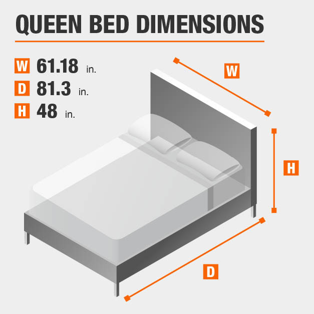 Standard Queen Size Bed Frame Measurements – Hanaposy