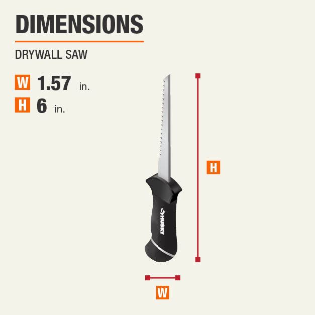 Husky 6 in. Steel Drywall Jab Saw-82182 - The Home Depot