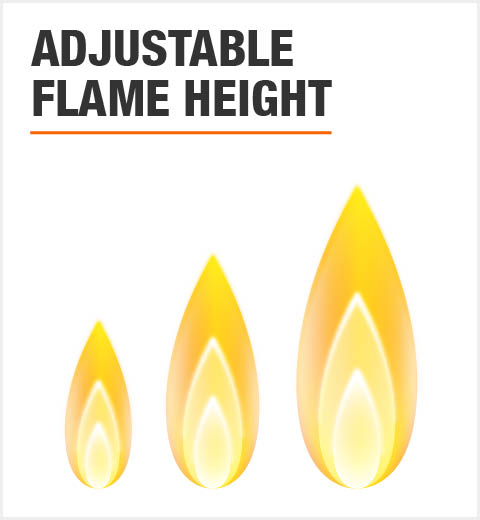 Adjustable Flame Height
