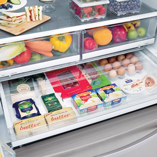 lg refrigerator glide n serve drawer